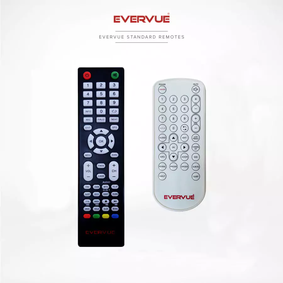 Evervue standard remotes, fully compatible with all Evervue products in Birmingham.